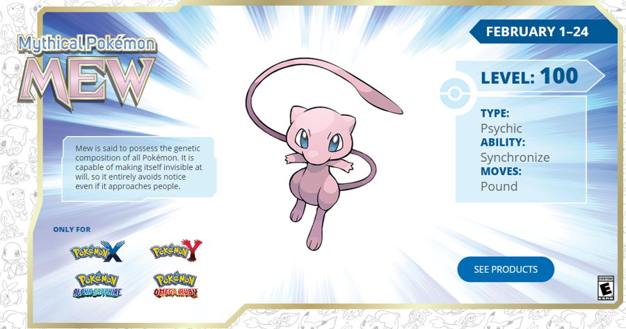 Mew Event 2016