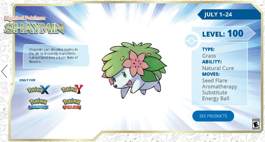 Shaymin Event 2016