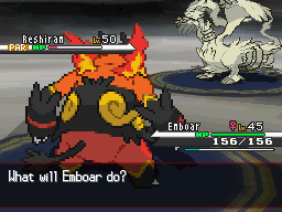 Pok&eacute;mon Black White Reshiram