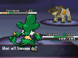 Pok&eacute;mon Black White Terrakion
