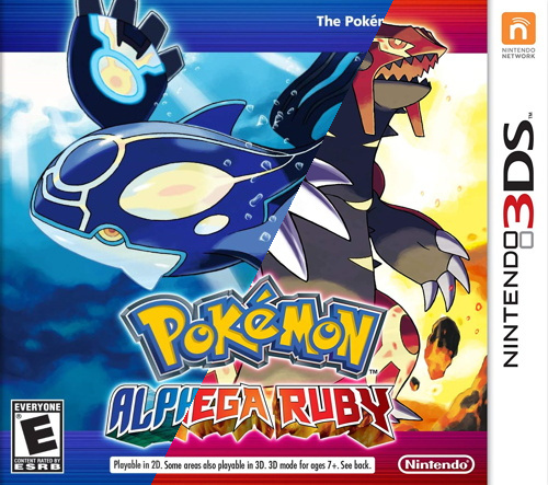 Pokemon Omega Ruby and Alpha Sapphire Boxart
