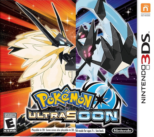 Pokemon Ultra Sun and Ultra Moon Boxart