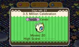 Pokemon Shuffle Surpasses 3.5 Million Downloads, Celebi Stage Launched