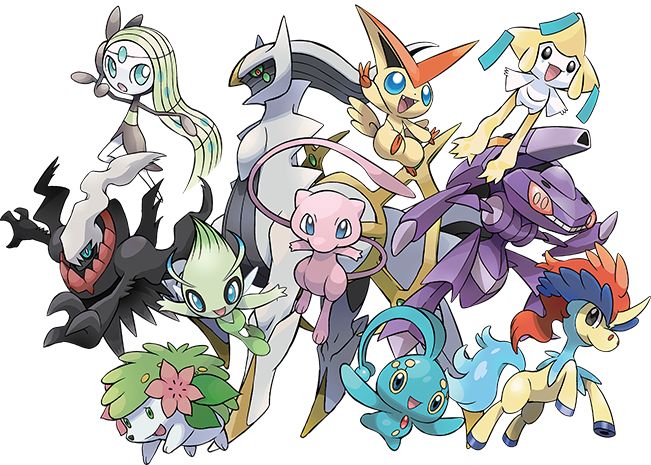 Mew, Jirachi, Darkrai, and More to be Distributed in 2016 for 20th Anniversary