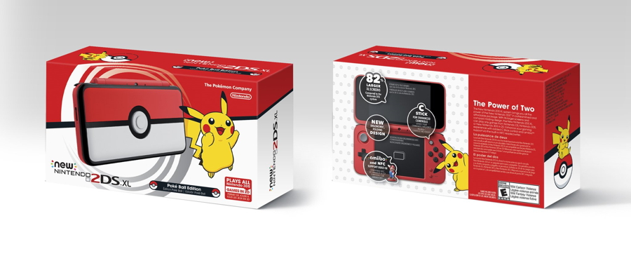 New 2DS XL Pokeball Edition