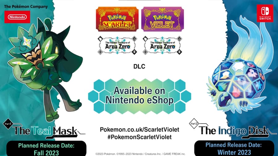 Pokemon Violet DLC Release Date