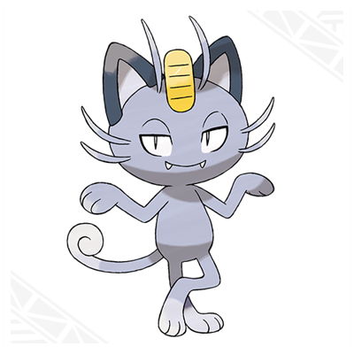 Pokemon Sun and Moon Alolan Meowth