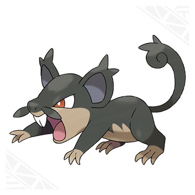 Pokemon Sun and Moon Alolan Rattata