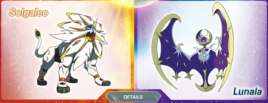 Solgaleo and Lunala Revealed as Legendary Pokemon in Sun and Moon