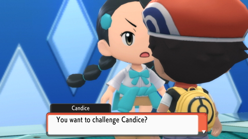 Pokemon Brilliant Diamond Shining Pearl Candice Gym Leader