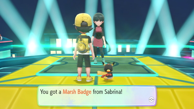 Let's Go Pikachu Eevee Sabrina