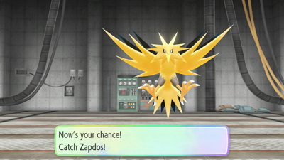 Let's Go Pikachu Eevee Zapdos