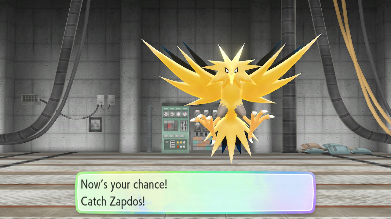 Pokemon Let's Go Pikachu & Eevee - Shiny Articuno Moltres Zapdos