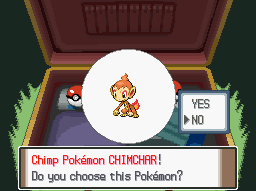 Pokemon Platinum Chimchar