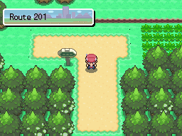 Pokemon Platinum Route 201 Entrance