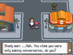 Pokemon Platinum Shady Man Jubilife