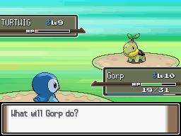 Pokemon Platinum First Rival Turtwig