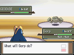 Pokemon Platinum Roark Geodude