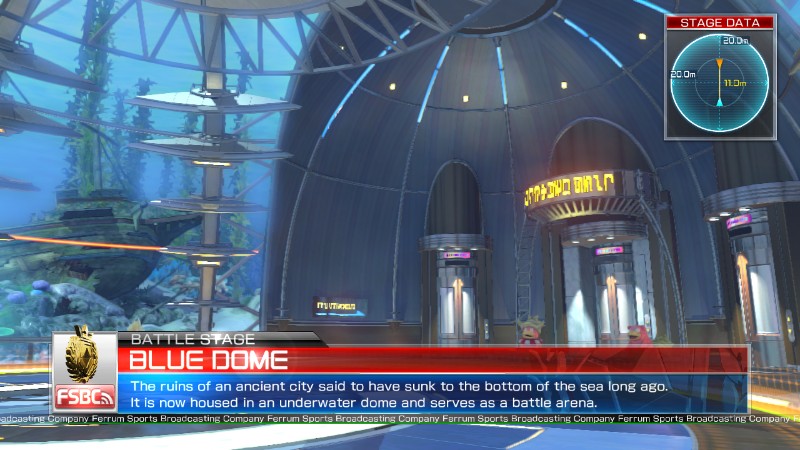Pokken Tournament Blue Dome