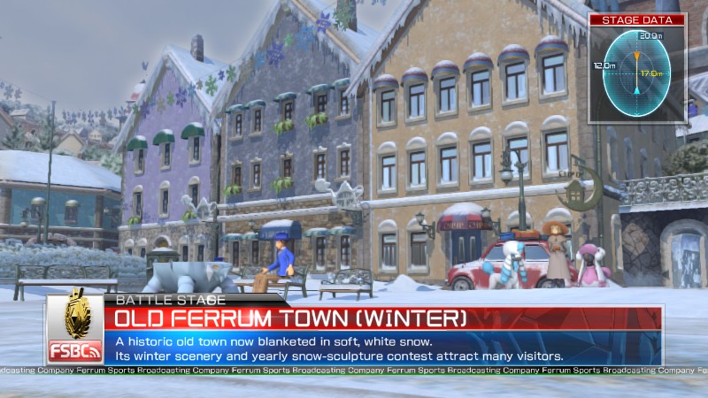 Pokken Tournament Old Ferrum Town Winter