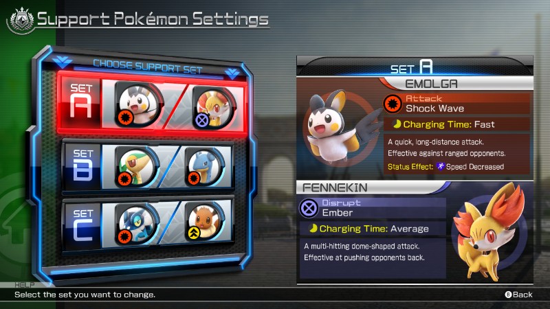 Pokken Tournament Emolga Fennekin