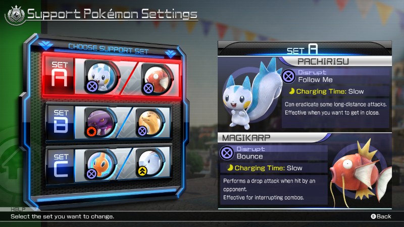 Pokken Tournament Pachirisu Magikarp