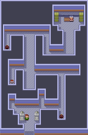 Pokemon Ruby Sapphire Eterna City Gym Map