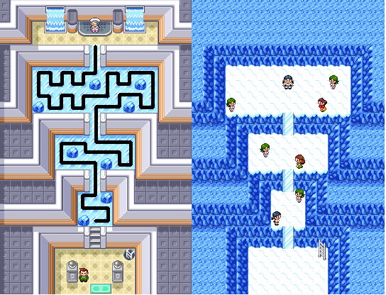 Pokemon Ruby Sapphire Sootopolis Gym Map