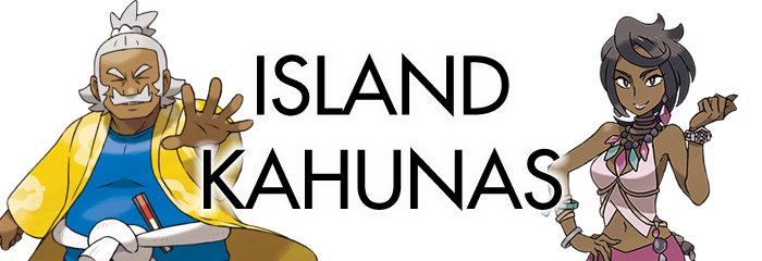 Pokemon Sun and Moon Island Kahunas