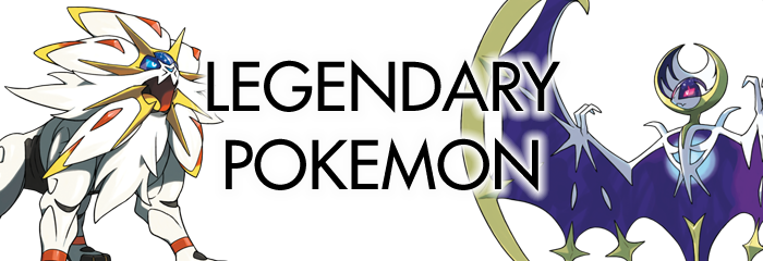 Pokemon Sun and Moon Legendary Pokemon